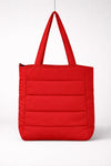 SCARLET Puffed  Tote  Bag