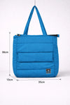 AZURE CLOUD Puffed Tote Bag