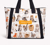 Meow Luxe Carryall Printed tote bag