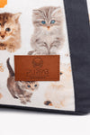 Meow Luxe Carryall Printed tote bag