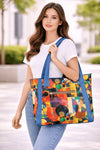 Colorful campus Carry Printed Tote Bag