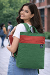 Evergreen Spice Puffed Back bag