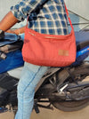 CRIMSON AURA Cross Messenger Bag